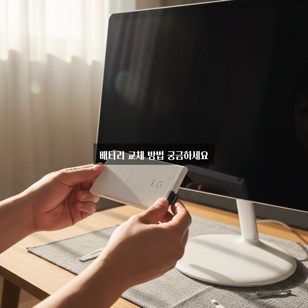 LG 스탠바이미 배터리 방전 교체 비용 및 셀프 교체 관련 이미지 3