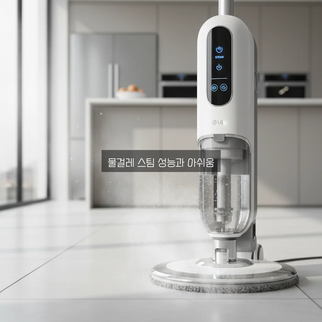 LG 코드제로 오브제 물걸레 키트 스팀 기능 장단점 관련 이미지 3