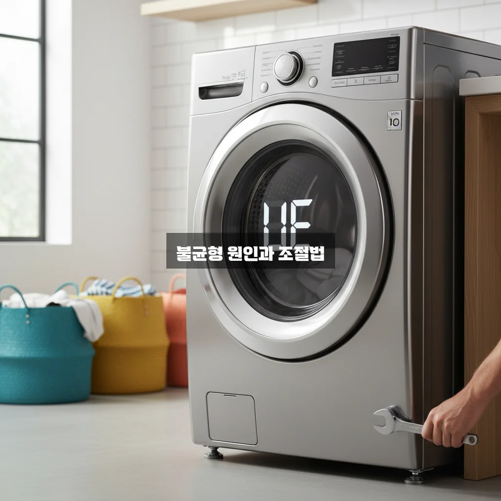 LG 트롬 세탁기 UE 에러(불균형) 해결 및 수평 맞추기 관련 이미지 1