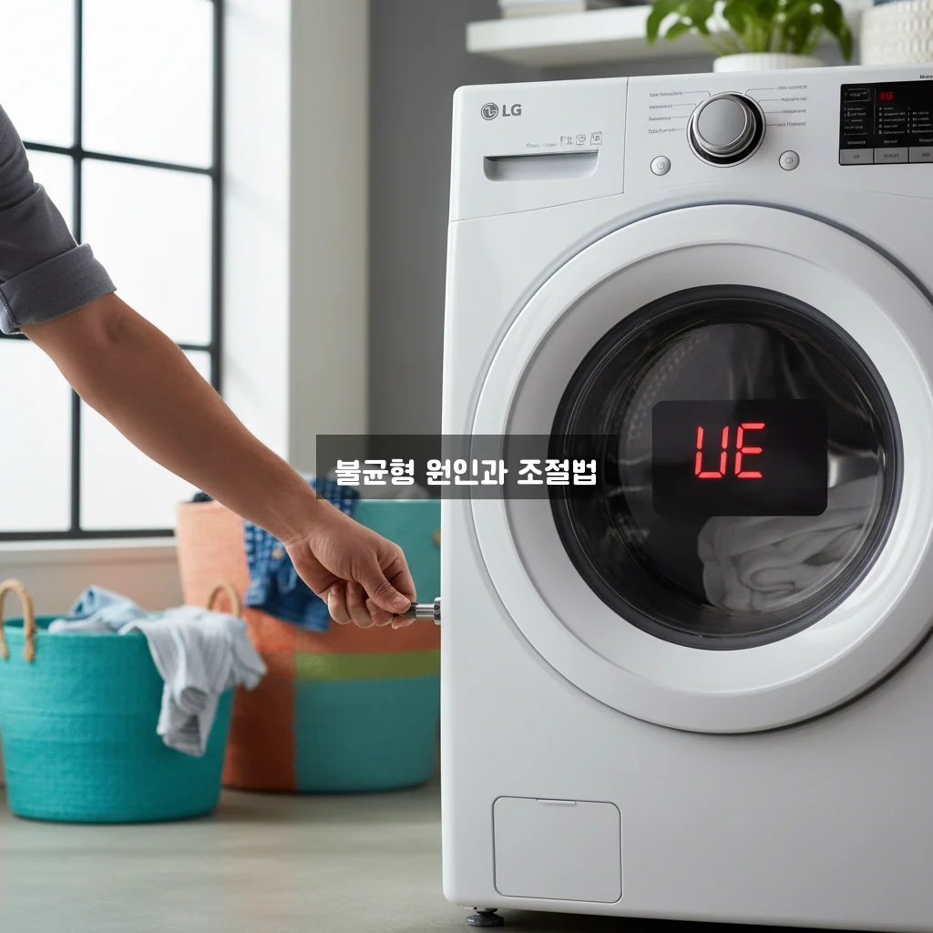 LG 트롬 세탁기 UE 에러(불균형) 해결 및 수평 맞추기 관련 이미지 3