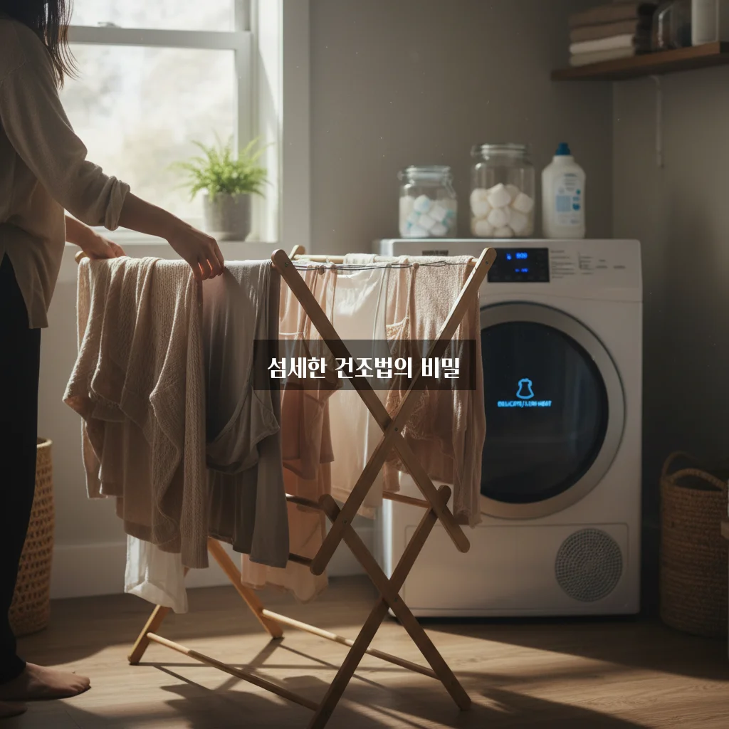 건조기 옷 줄어듦 방지 팁 (섬세 모드, 건조대 건조) 관련 이미지 2