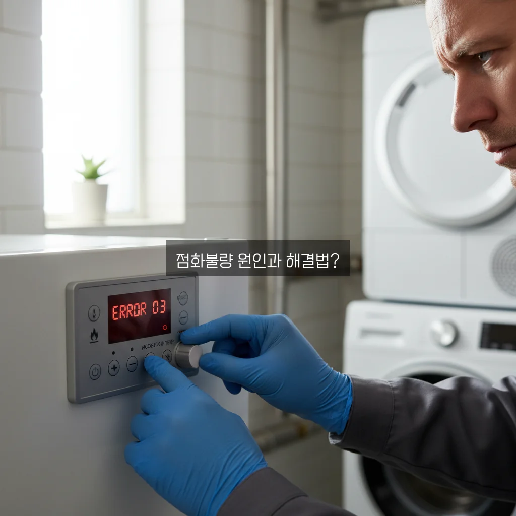 경동나비엔 03번 에러 (점화 불량) 자가 조치법 관련 이미지 1