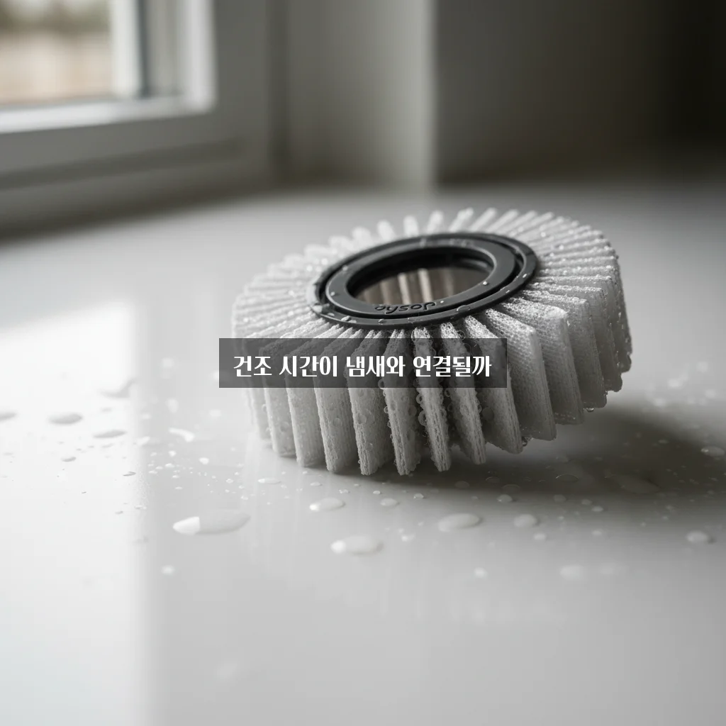 다이슨 청소기 필터 냄새 날 때 물세척 후 건조 시간 관련 이미지 3