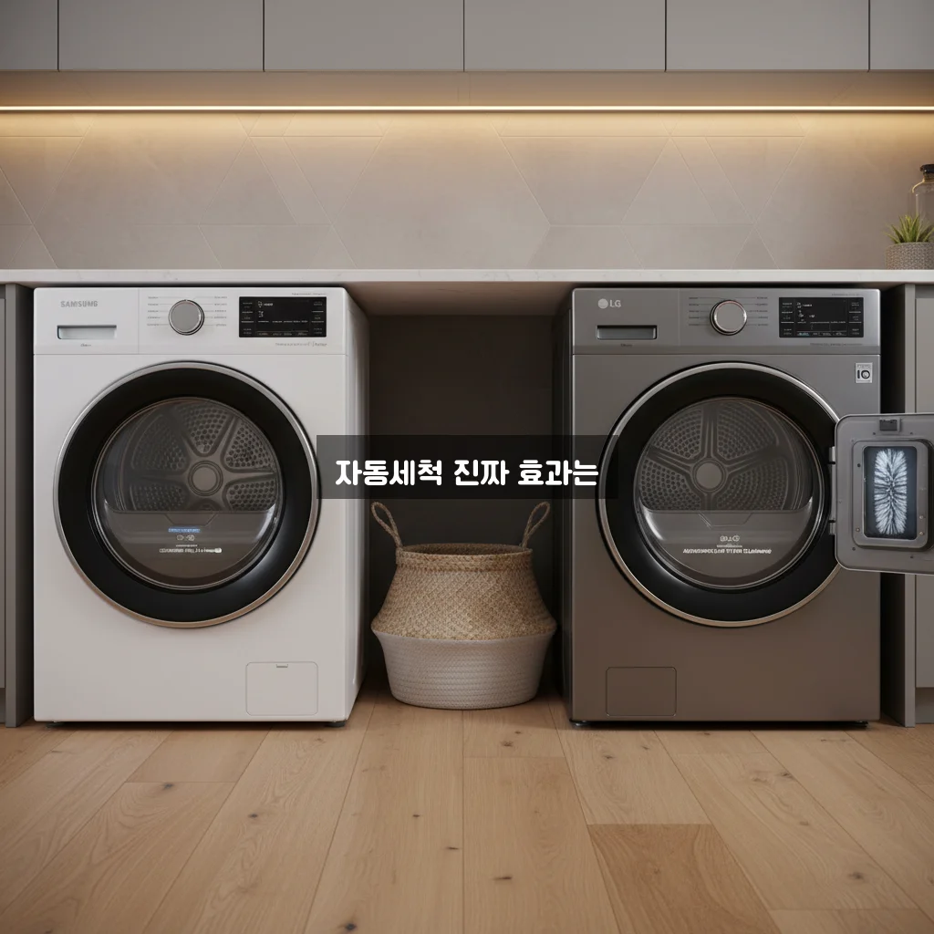삼성 건조기 vs LG 건조기: 콘덴서 자동세척 논란 및 먼지 낌 관련 이미지 1