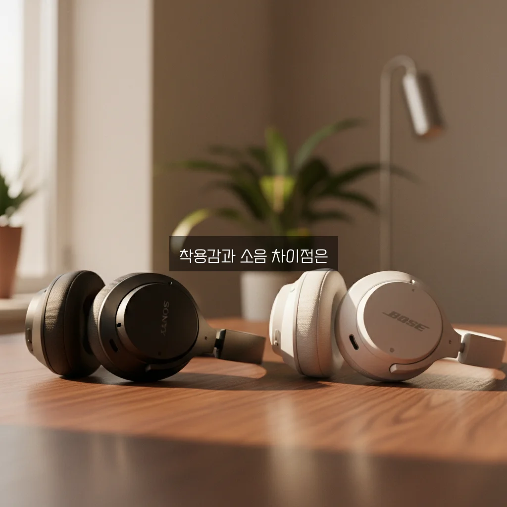 소니 WH-1000XM5 vs 보스 QC45: 착용감 및 노이즈 캔슬링 비교 관련 이미지 2
