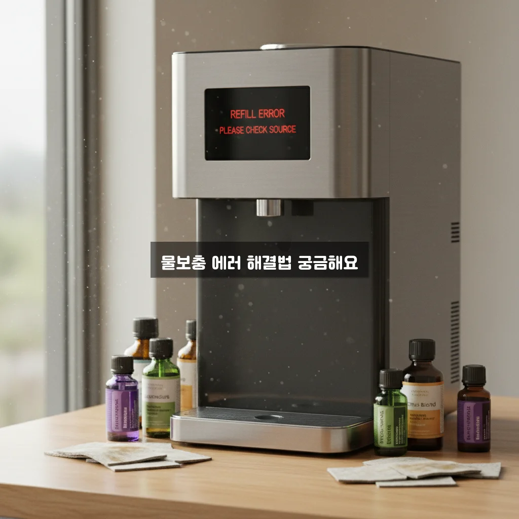 스타일러 물보충 에러 및 아로마 시트 재사용 팁 관련 이미지 3