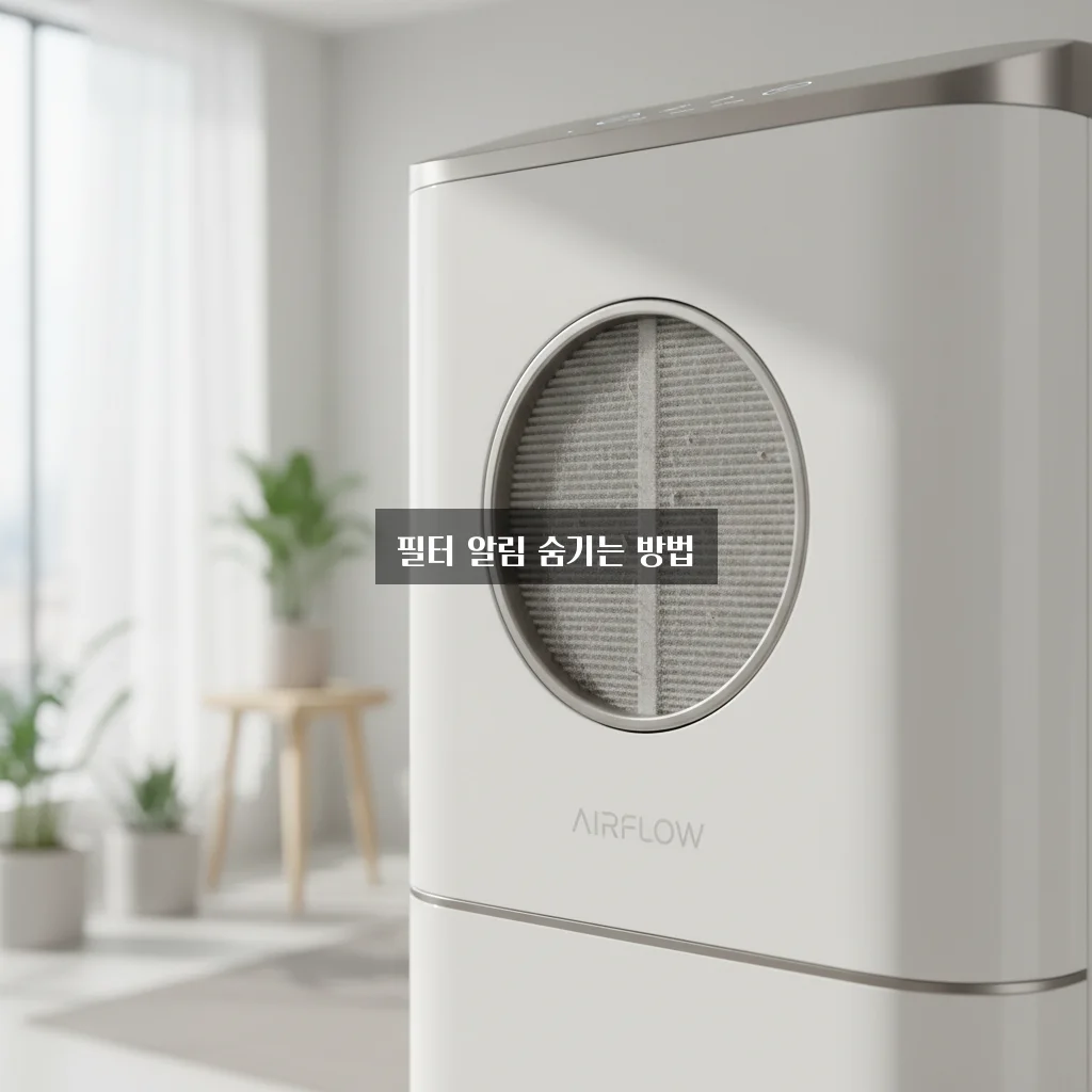 에어드레서 미세먼지 필터 교체 알림 끄기 관련 이미지 1