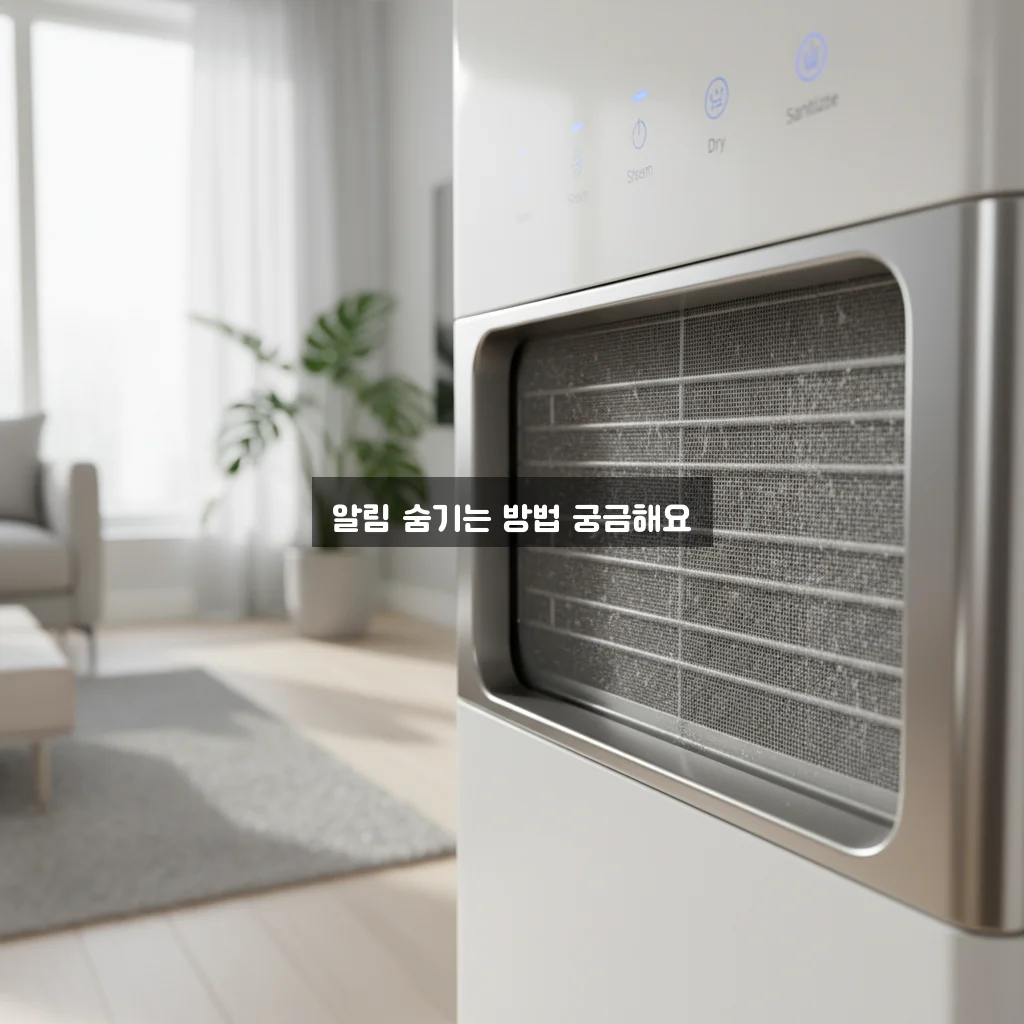 에어드레서 미세먼지 필터 교체 알림 끄기 관련 이미지 2