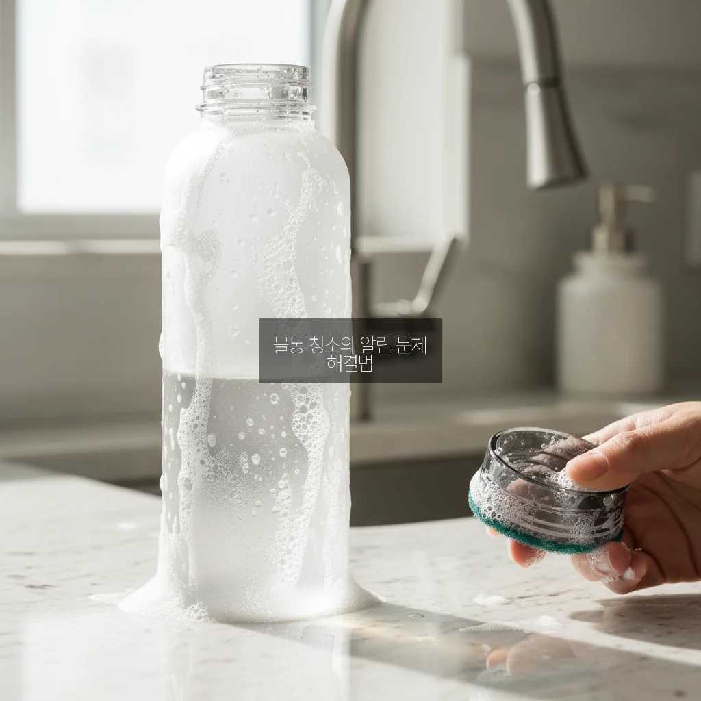 에코백스 옴니 X1 물통 청소 및 더러운 물 알림 에러 관련 이미지 3
