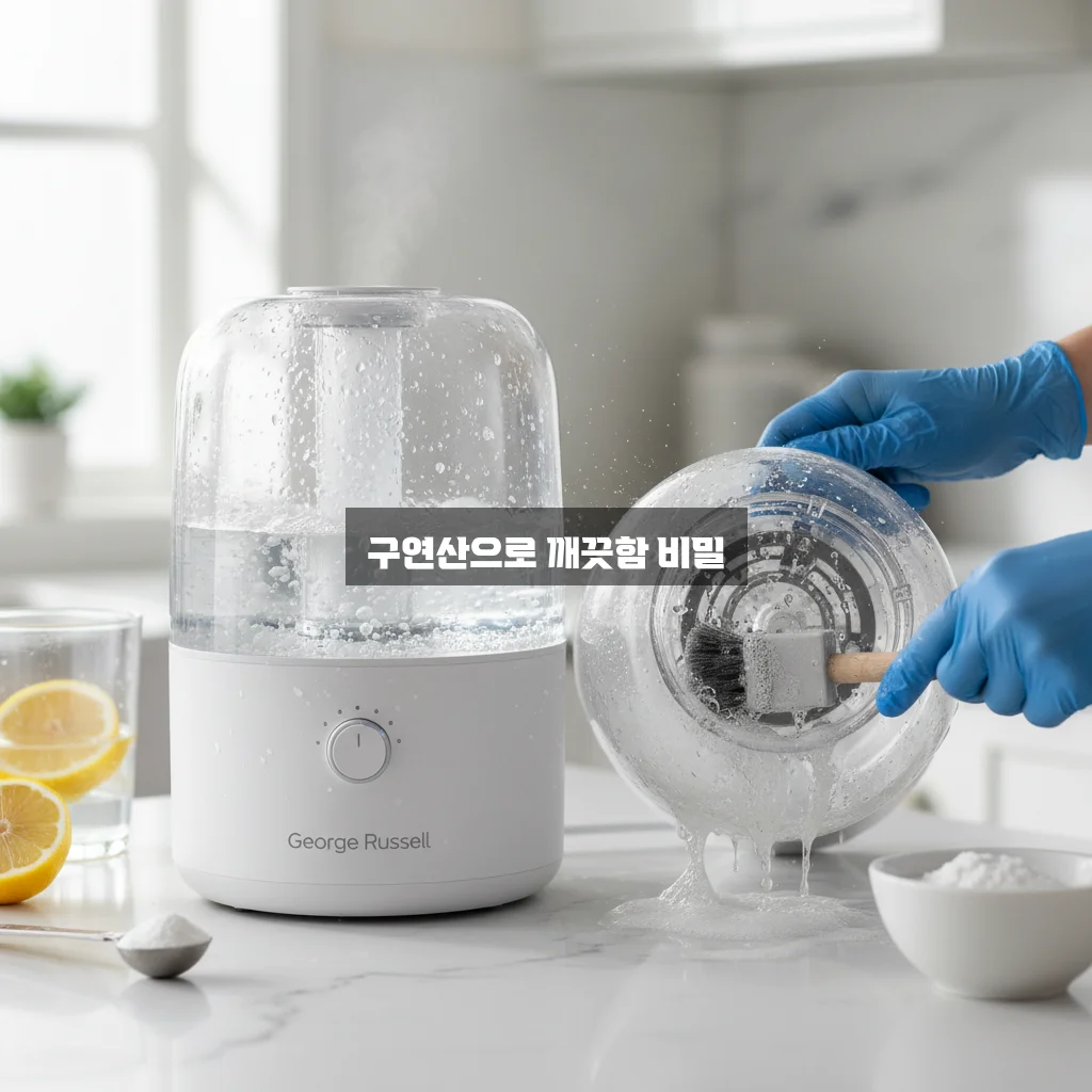 조지루시 가습기 구연산 세척 방법 및 찌꺼기 제거 관련 이미지 3