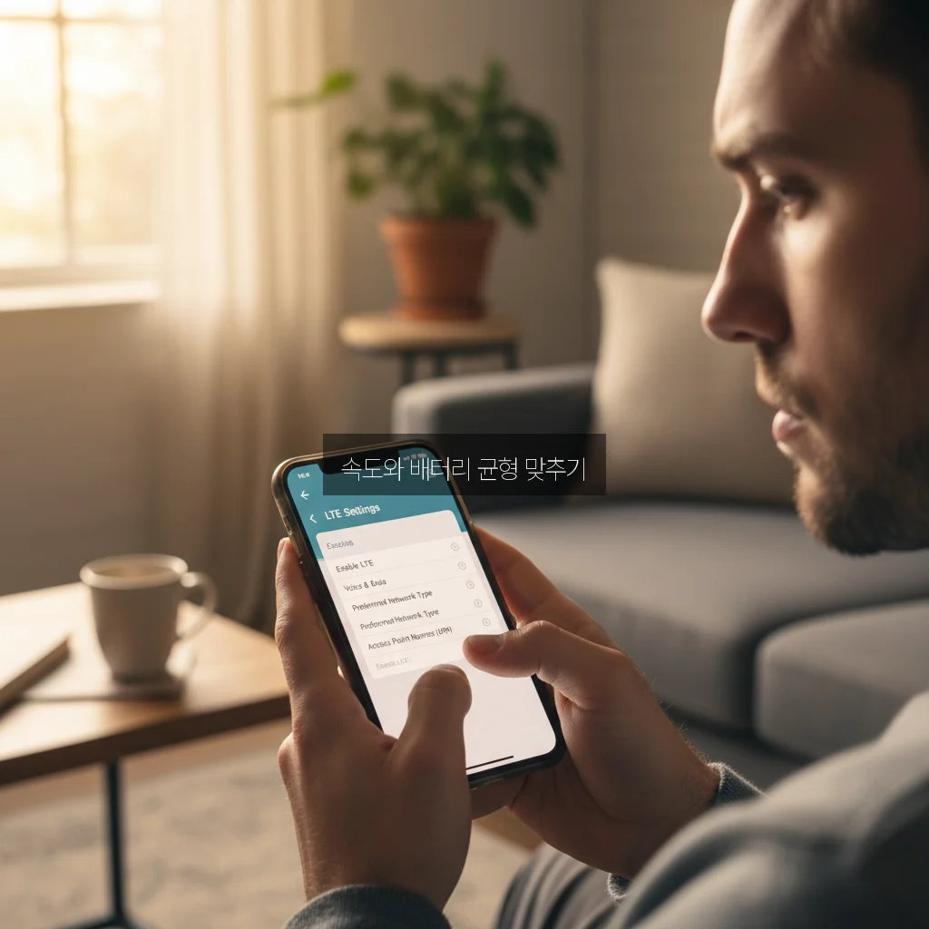 5G 끄고 LTE 우선 모드 설정 관련 이미지 2