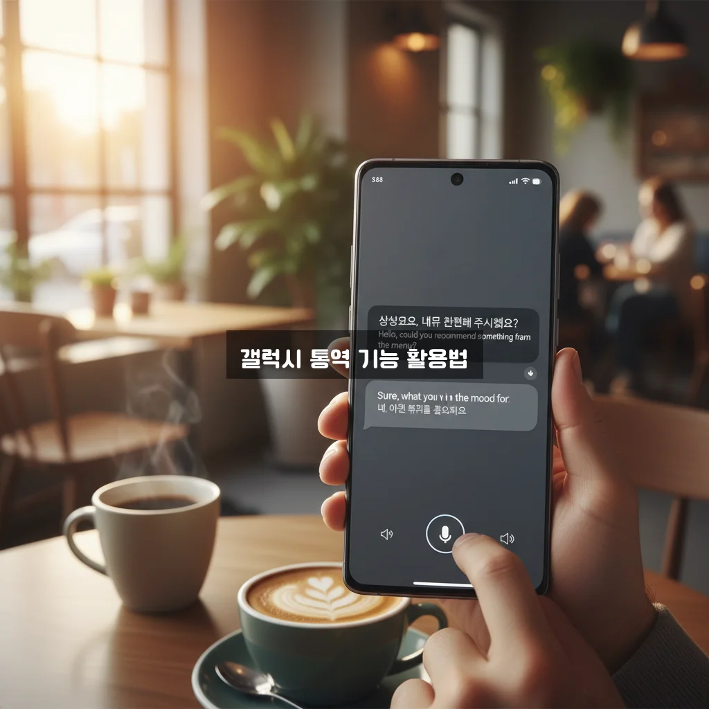 갤럭시 AI 실시간 통역 설정 관련 이미지 2