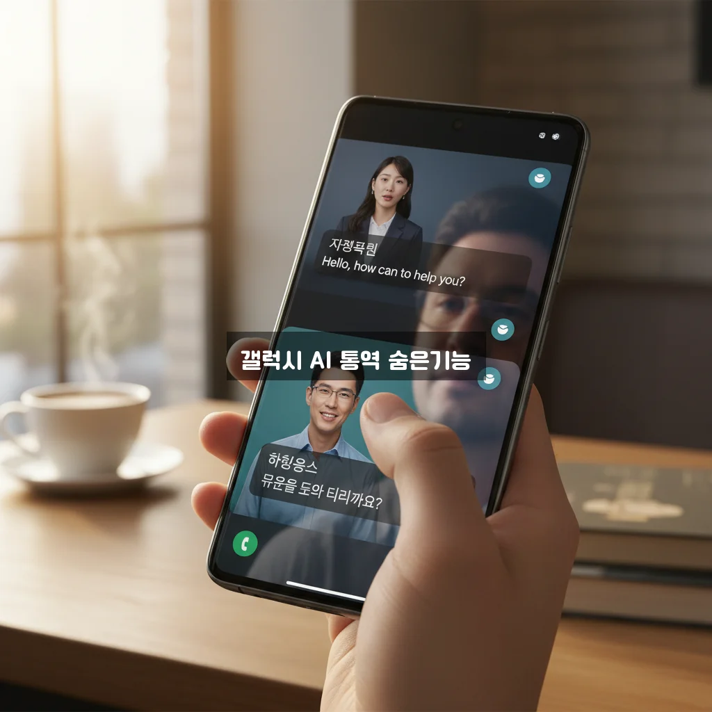 갤럭시 AI 실시간 통역 설정 관련 이미지 3