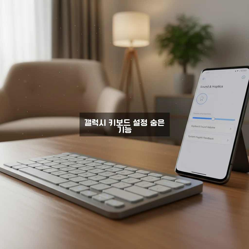 갤럭시 키보드 소리/진동 끄기 관련 이미지 1
