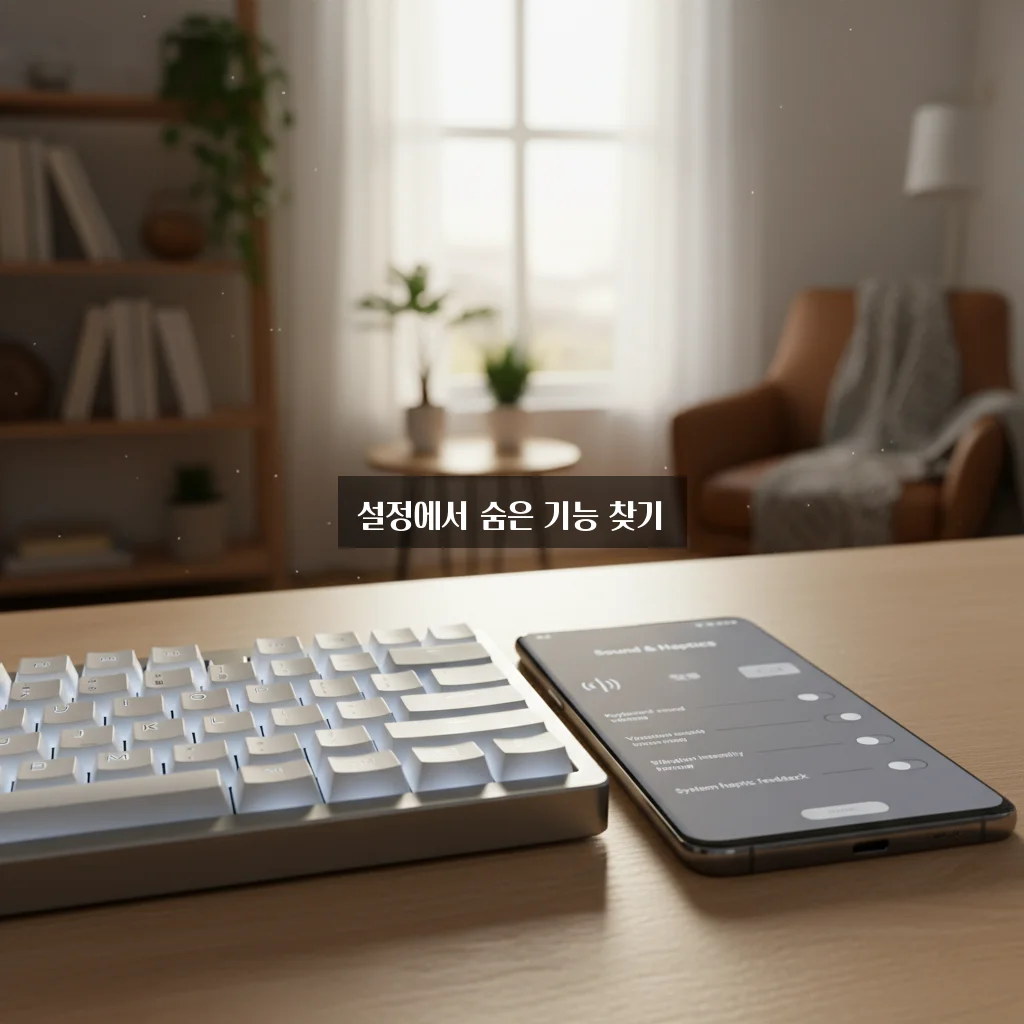 갤럭시 키보드 소리/진동 끄기 관련 이미지 3