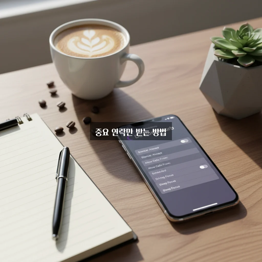 방해 금지 모드 예외 설정 관련 이미지 1
