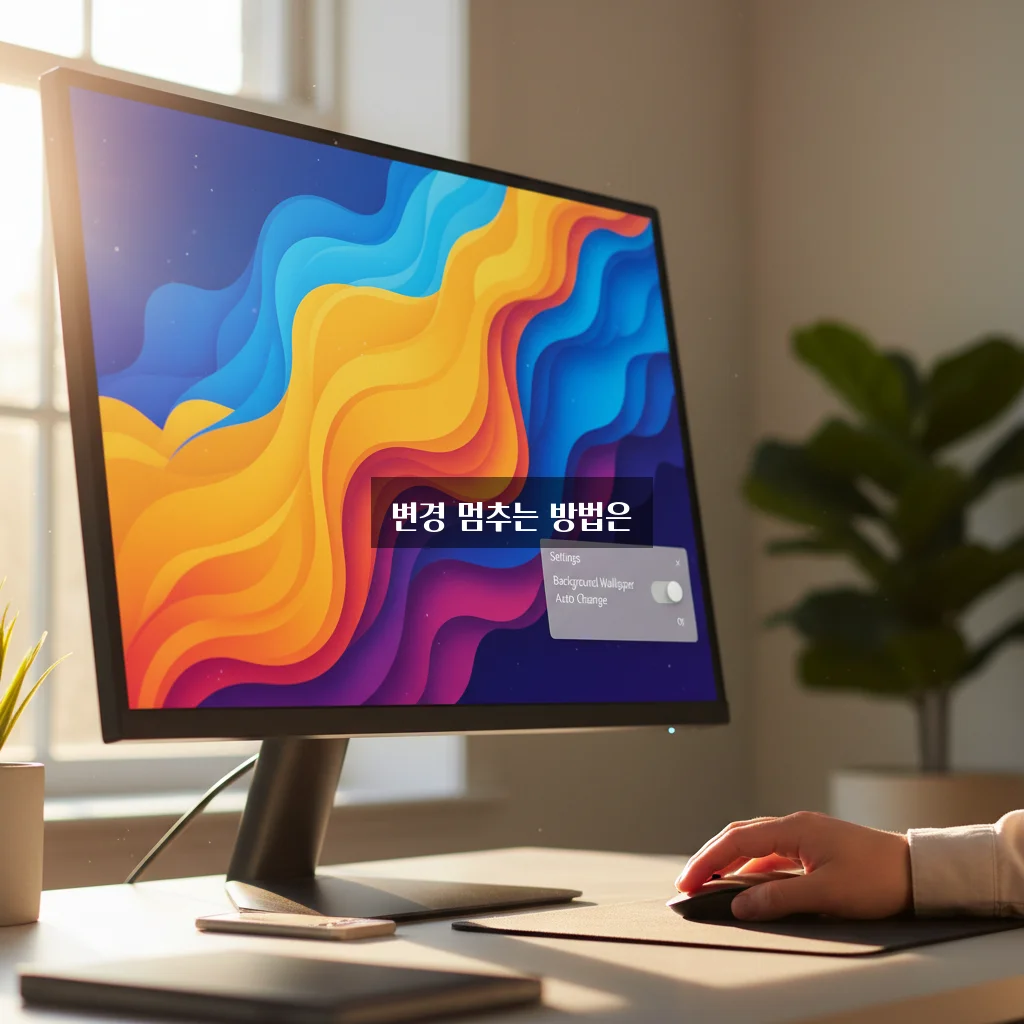 배경화면 자동 변경 끄기 관련 이미지 1