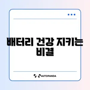 아이폰 배터리 성능 상태 100% 유지
