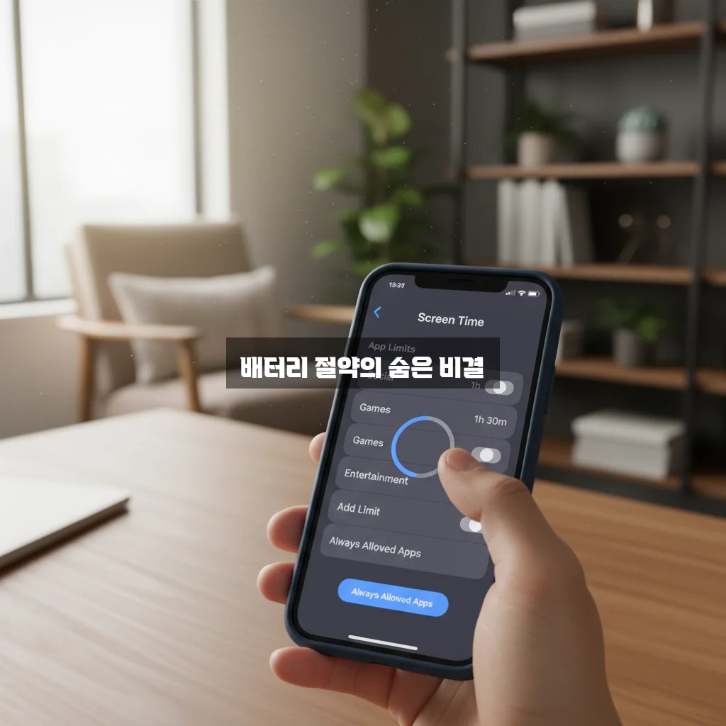 백그라운드 앱 사용 제한 설정 관련 이미지 2
