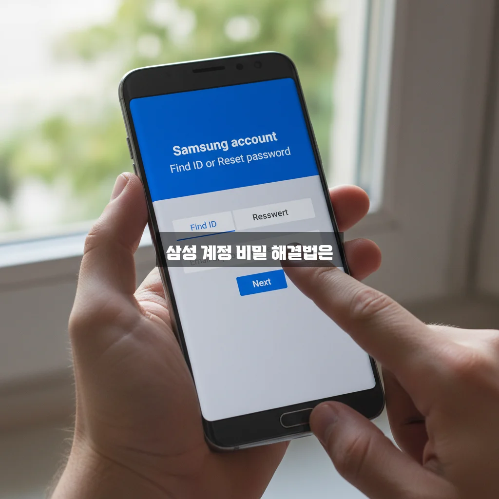 삼성 계정 비밀번호 찾기 관련 이미지 3