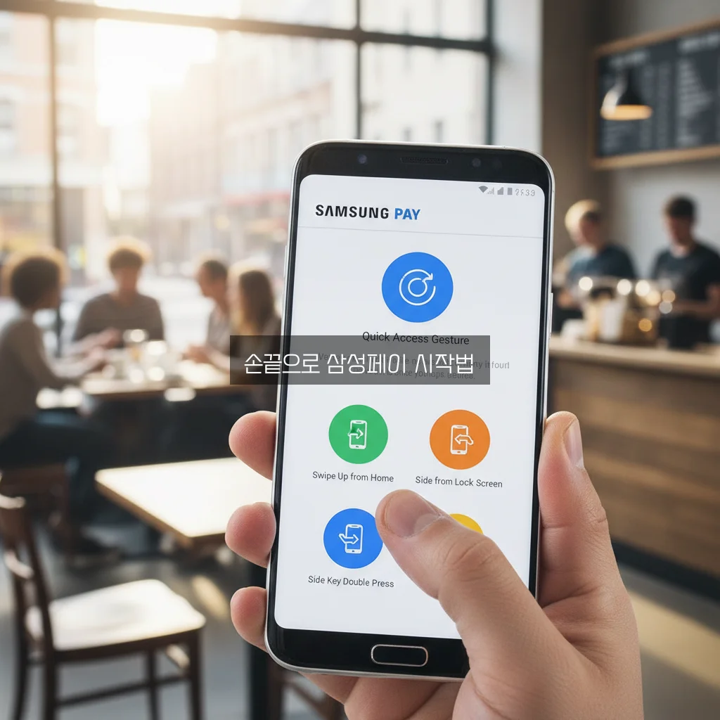 삼성 페이 빠른 실행(제스처) 설정 관련 이미지 2