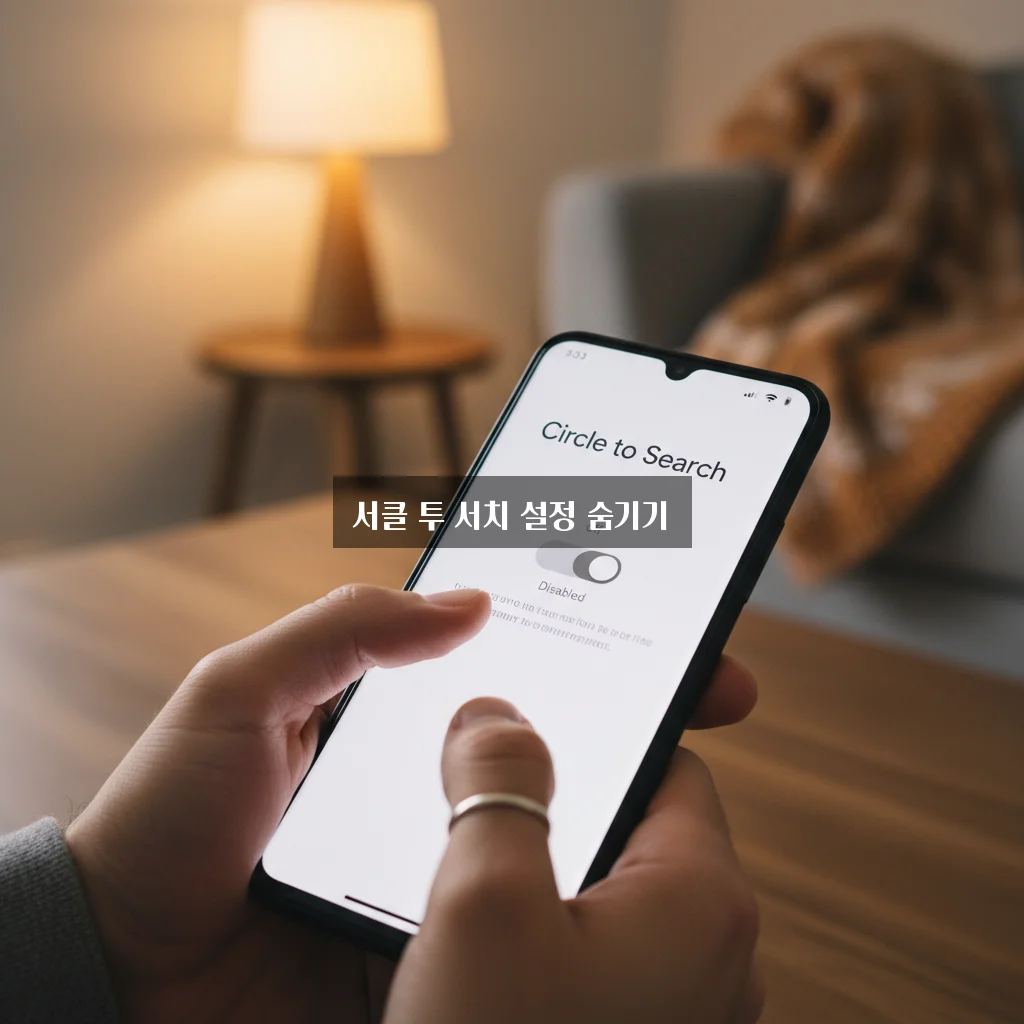 서클 투 서치(Circle to Search) 끄기 관련 이미지 3