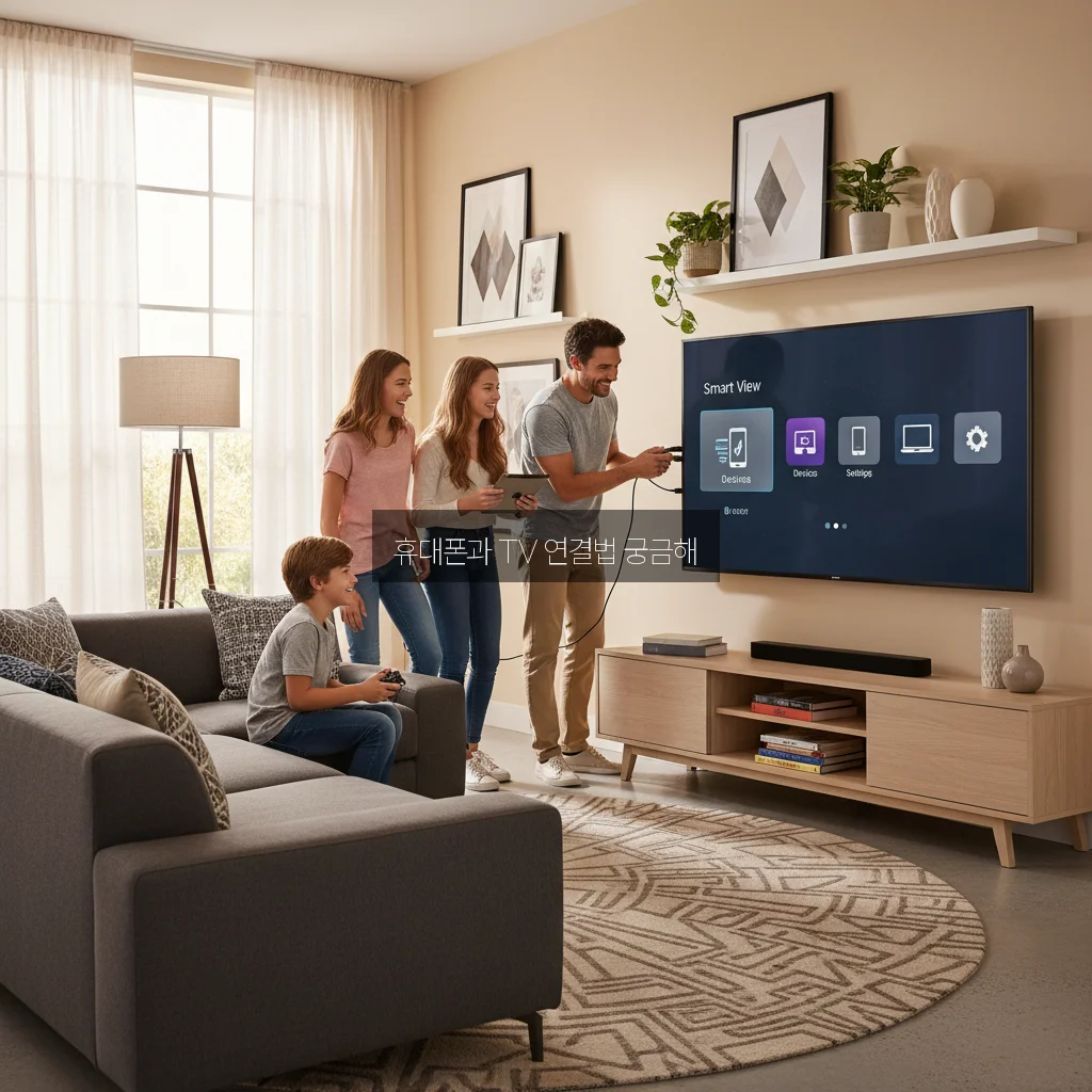 스마트 뷰(Smart View) TV 연결 관련 이미지 2