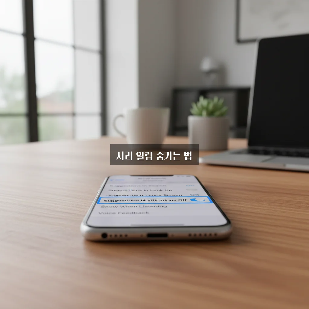 시리(Siri) 제안 알림 끄기 관련 이미지 1