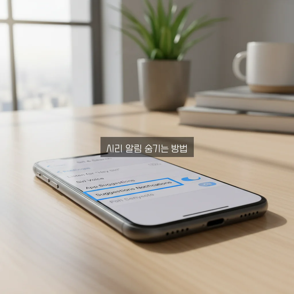 시리(Siri) 제안 알림 끄기 관련 이미지 2