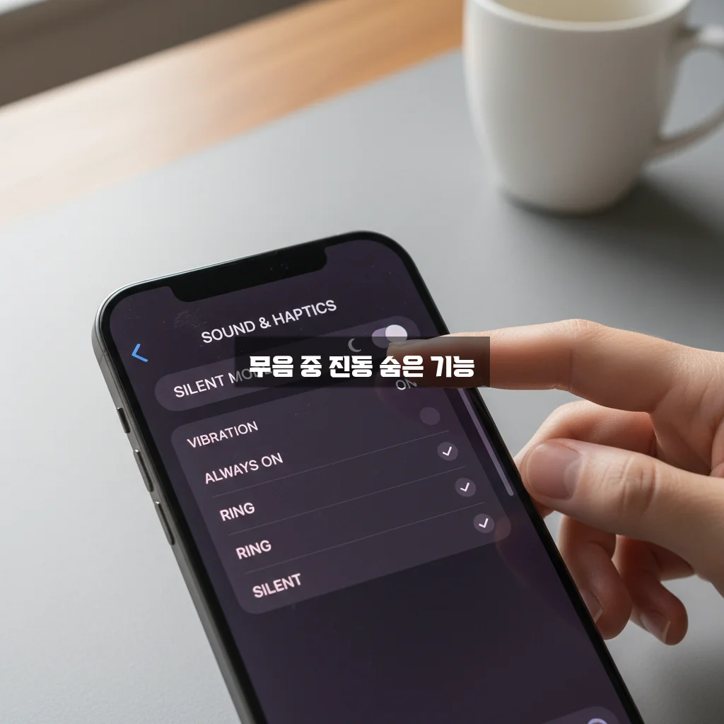 아이폰 무음 모드 진동 설정 관련 이미지 3