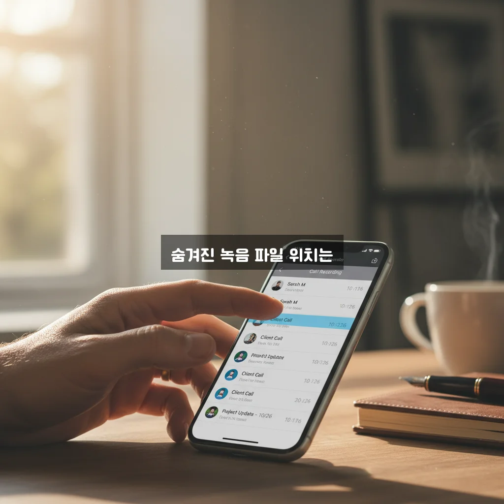 아이폰 통화 녹음 파일 확인 관련 이미지 2