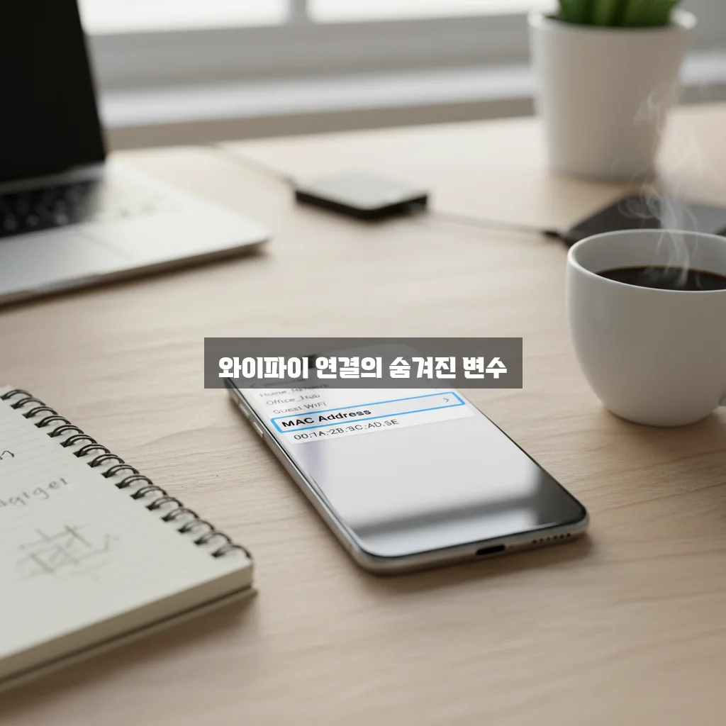 와이파이 비공개 연결(MAC 주소) 관련 이미지 3