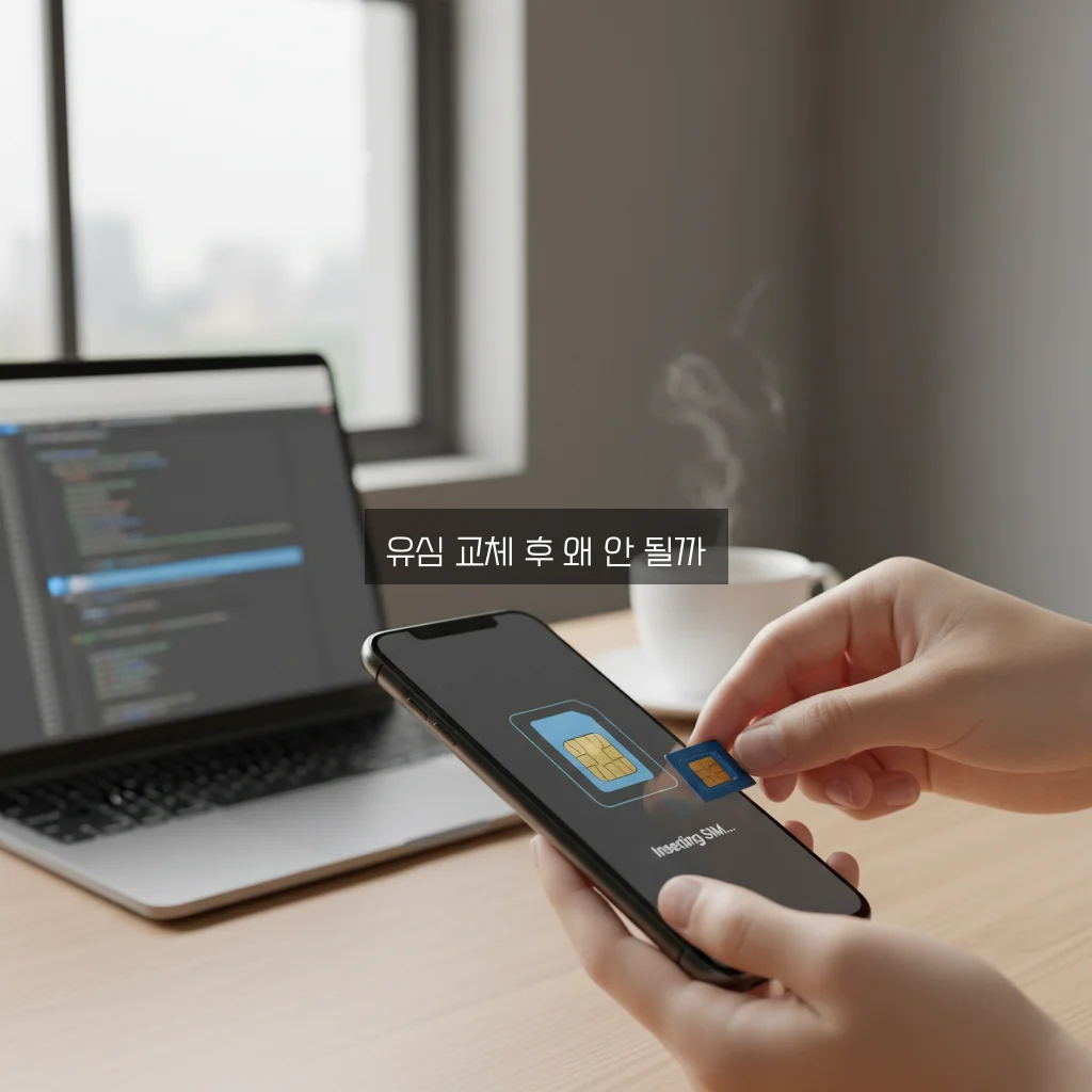 유심(USIM) 교체 후 인식 실패 관련 이미지 1
