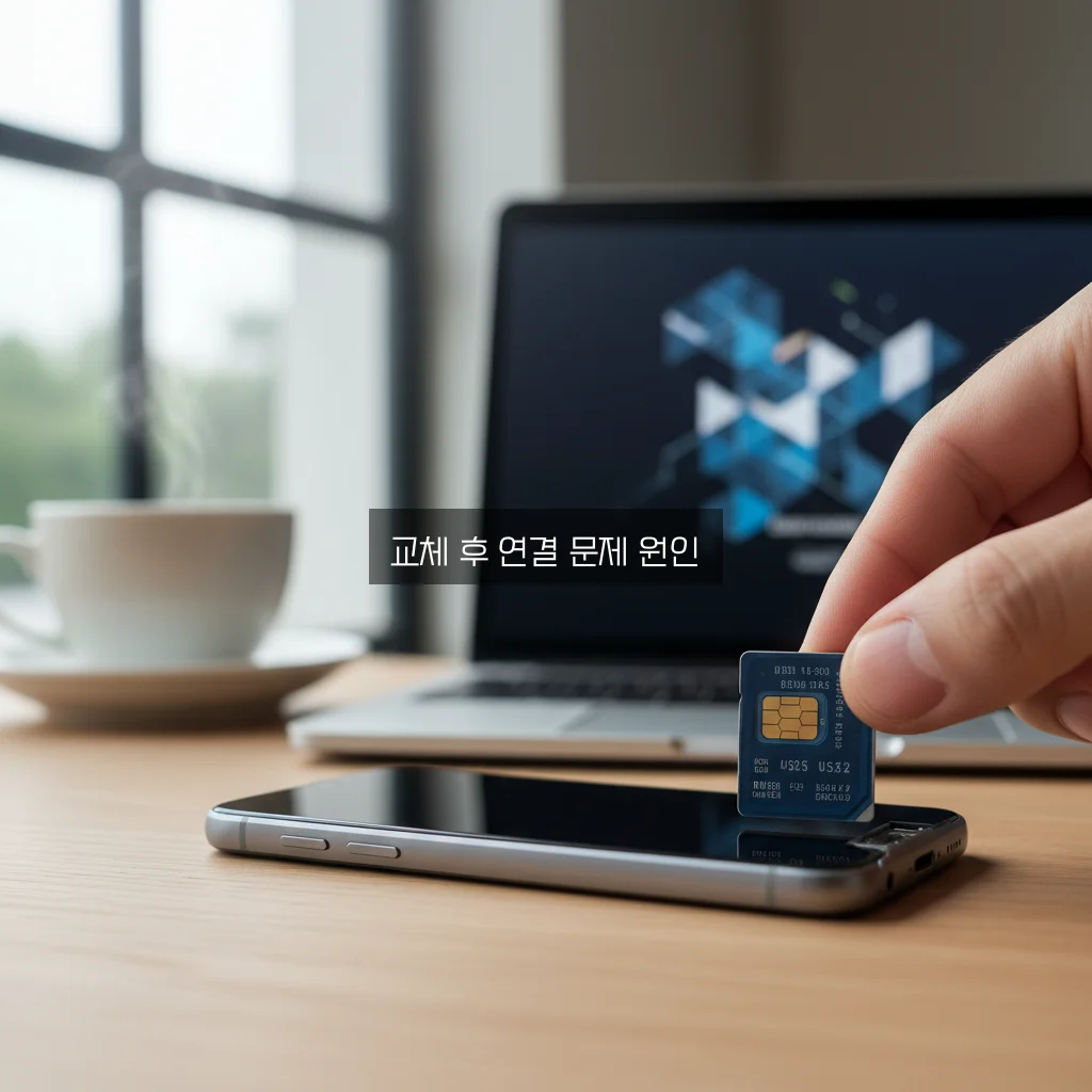 유심(USIM) 교체 후 인식 실패 관련 이미지 2