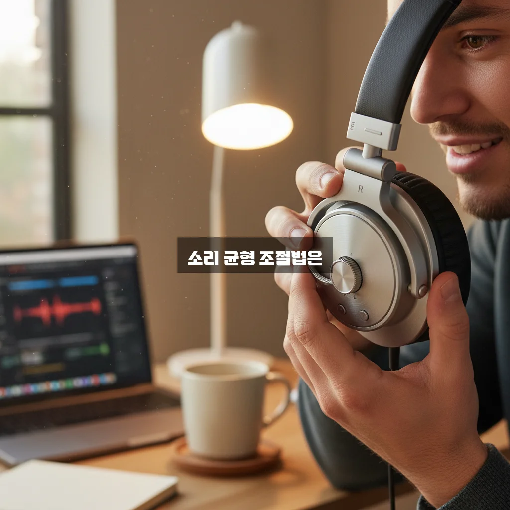이어폰 소리 좌우 밸런스 조절 관련 이미지 2