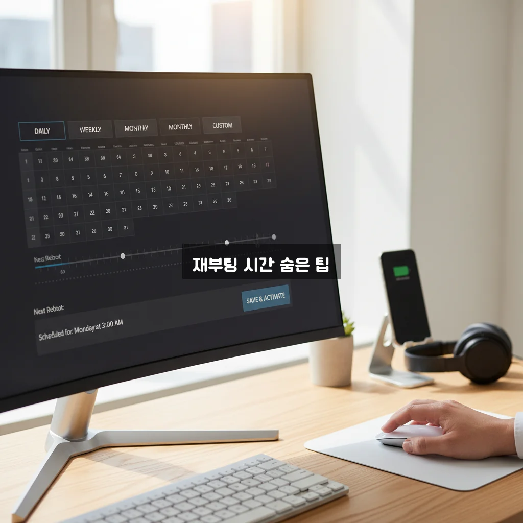 자동 재부팅 예약 설정 관련 이미지 1