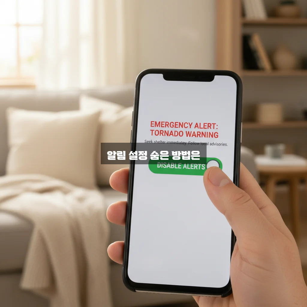 재난문자 알림 끄기/켜기 관련 이미지 3