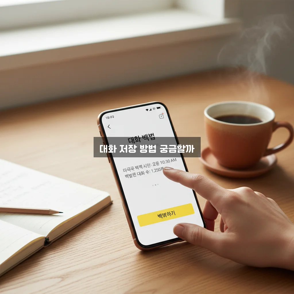 카카오톡 대화 내용 백업 및 복구 관련 이미지 2