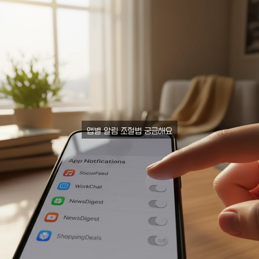 특정 앱 알림만 끄는 법 관련 이미지 1