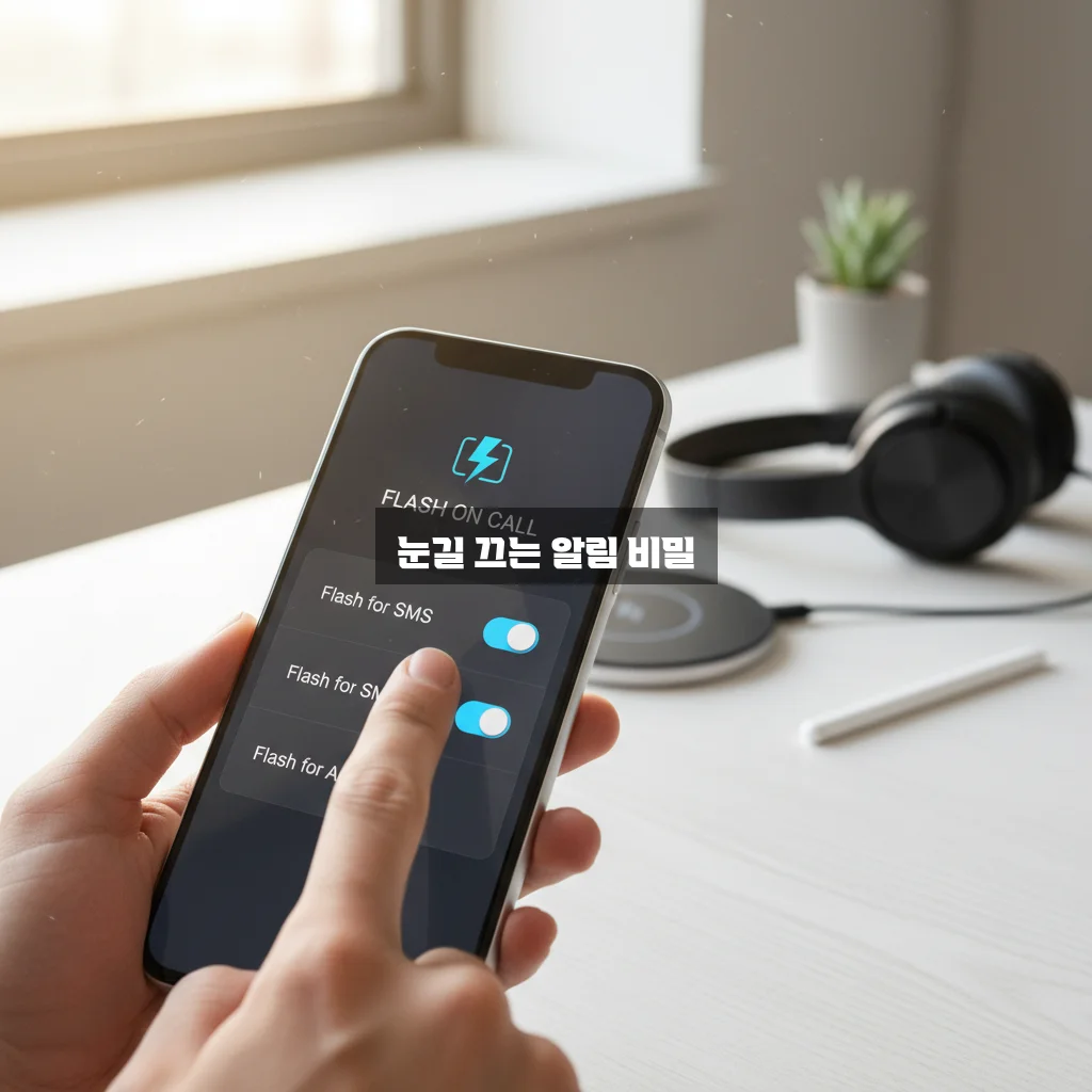 플래시 알림(불빛) 설정 관련 이미지 2