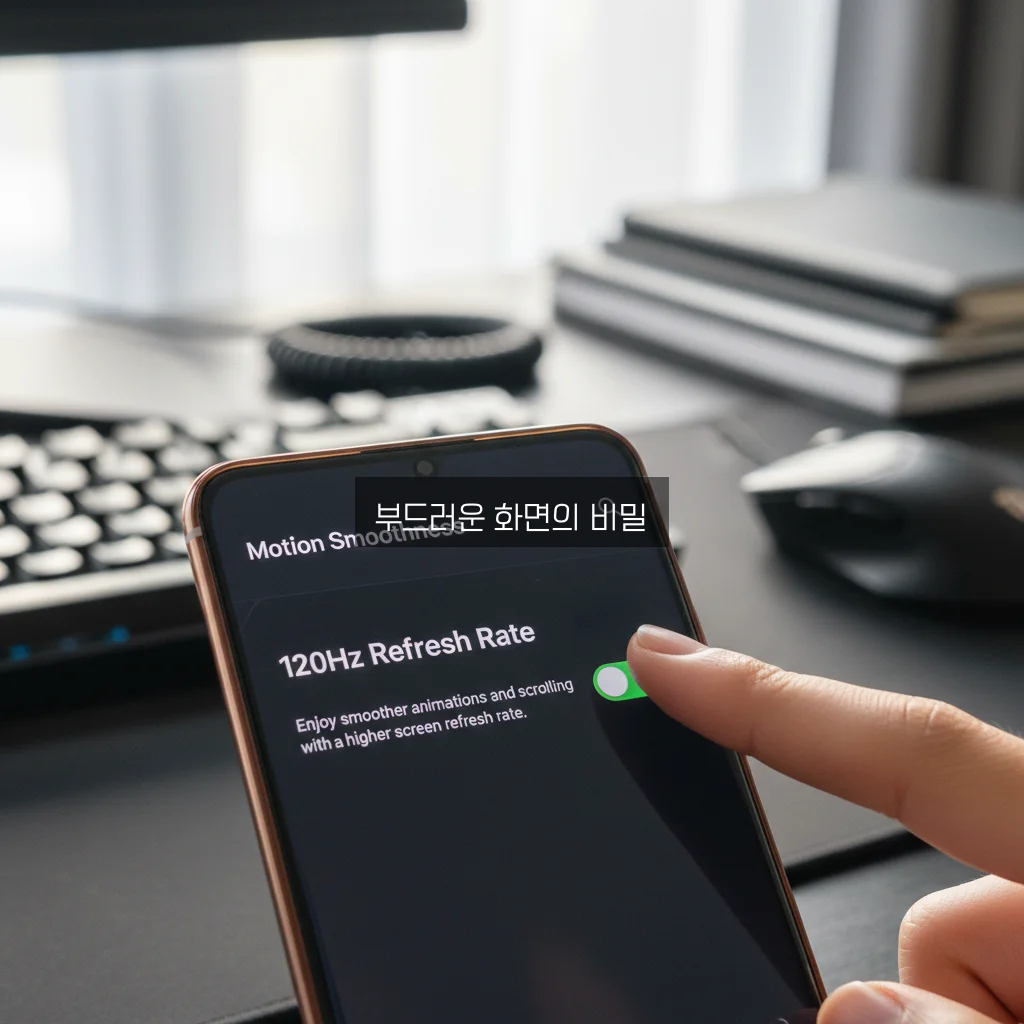 화면 주사율 120Hz 설정 및 해제 관련 이미지 2
