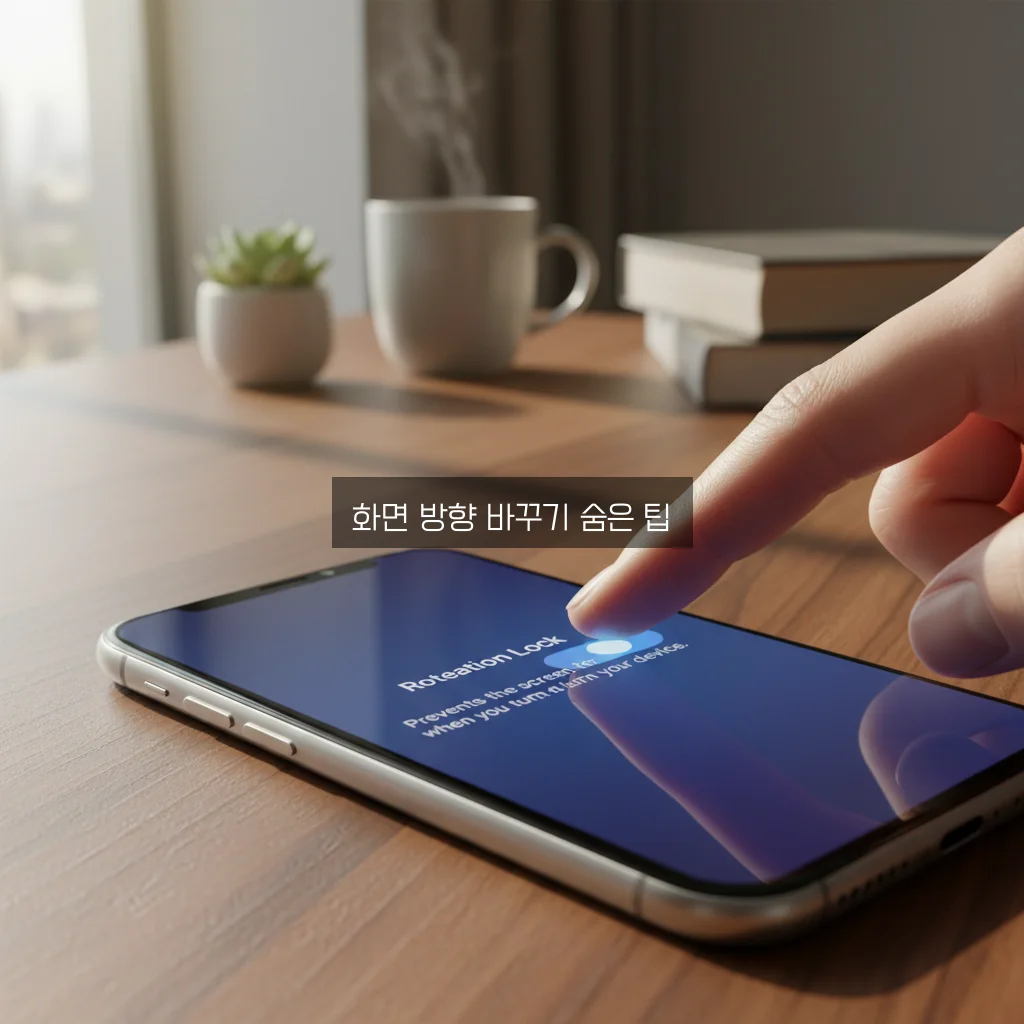 화면 회전 잠금 설정 관련 이미지 3