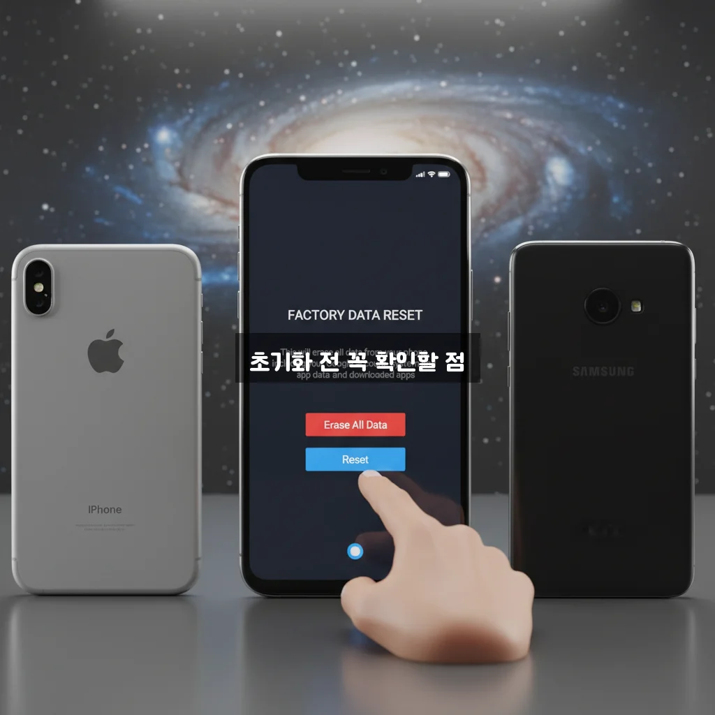 휴대폰 공장초기화 방법 (갤럭시/아이폰) 관련 이미지 2