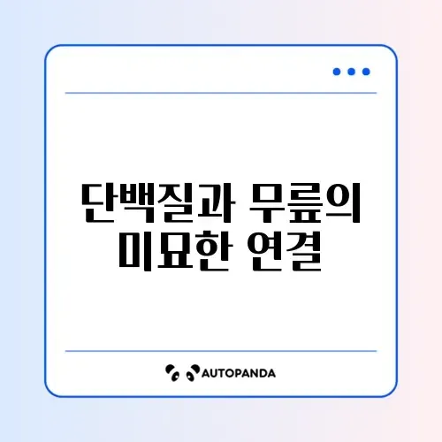 무릎통증 부작용과 단백질량, 직장인 건강 관리 가이드 알아보기 썸네일