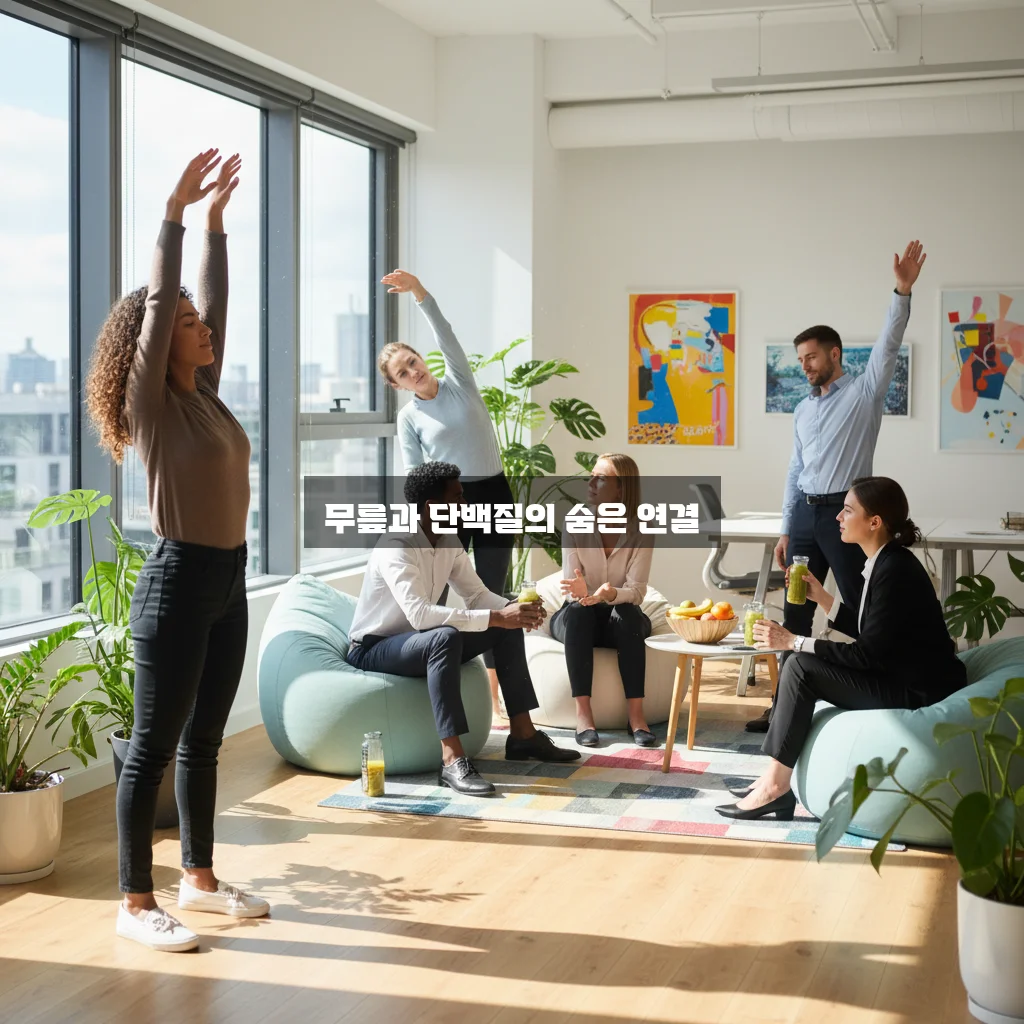 무릎통증 부작용과 단백질량, 직장인 건강 관리 가이드 알아보기 관련 이미지 1