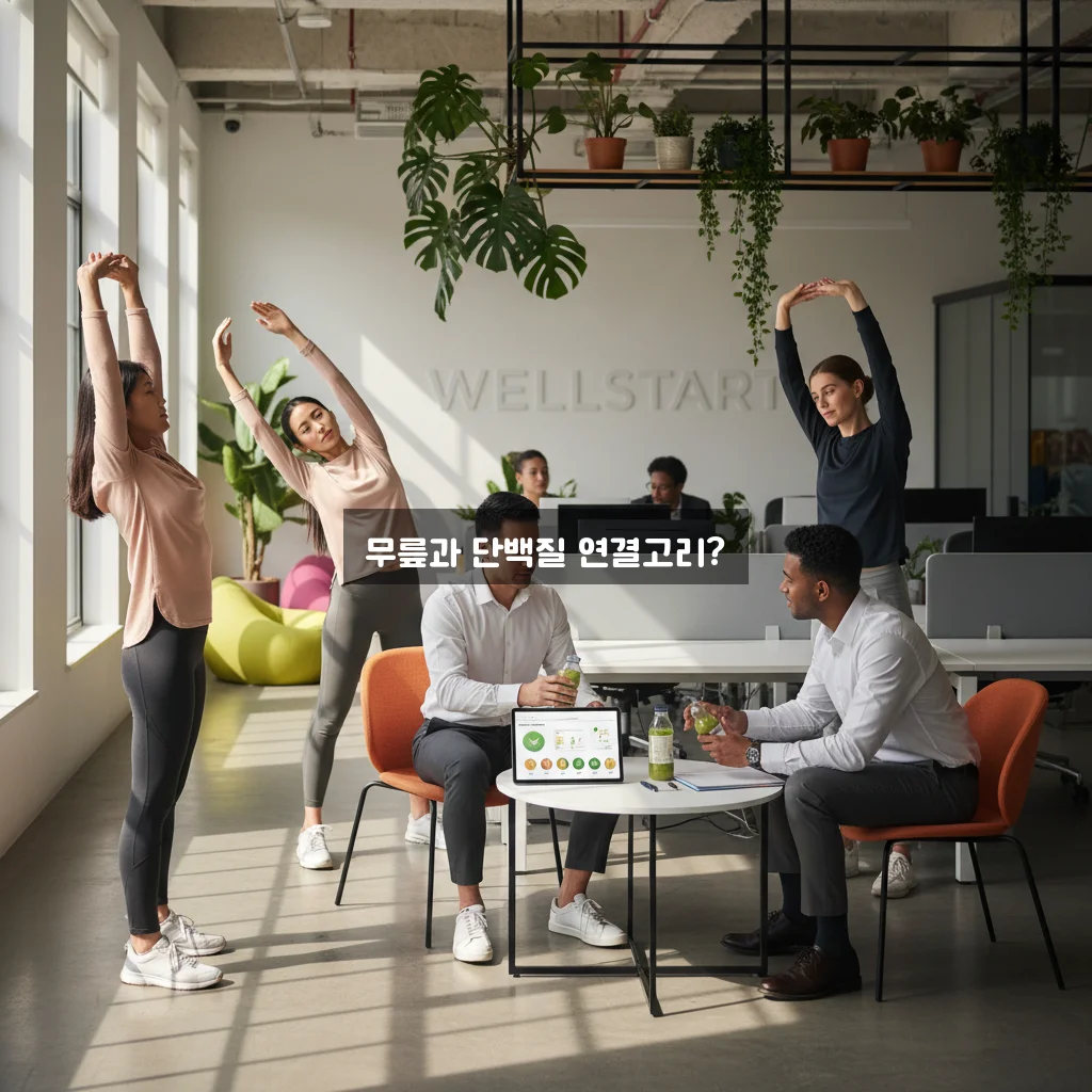 무릎통증 부작용과 단백질량, 직장인 건강 관리 가이드 알아보기 관련 이미지 2