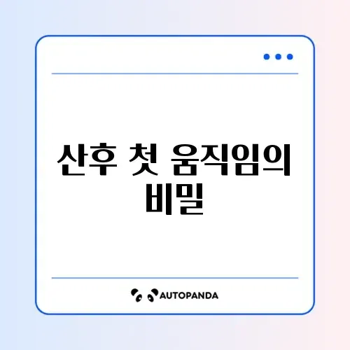 산후 유산소 1주 시작 가이드 알아보기 썸네일