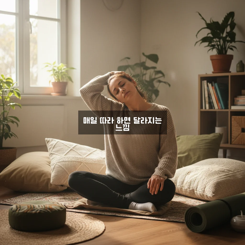 집에서 하는 거북목 효과 스트레칭 완벽 가이드 관련 이미지 1