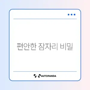 직장인을 위한 수면 자세교정 완벽 가이드 알아보기