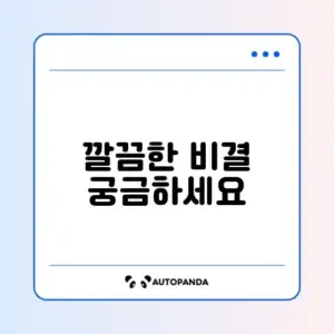 원룸 청소 순서 완벽 가이드 알아보기